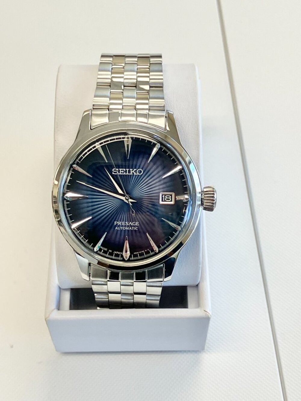 Seiko Presage Automatic Blue Dial Watch